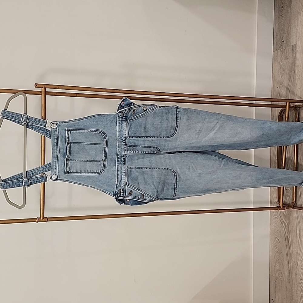 Old Navy Light Blue Denim Overalls
